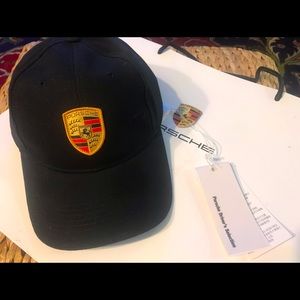 Porsche Design Hat with genuine Leather wallet